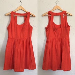 Forever 21 · Button-back Linen-Blend Sundress